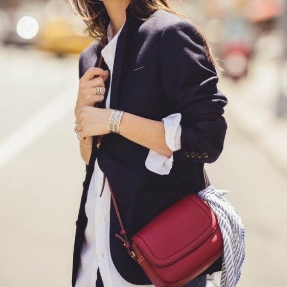 J. Crew Signet flap bag in Italian leather - Picture 2 of 6